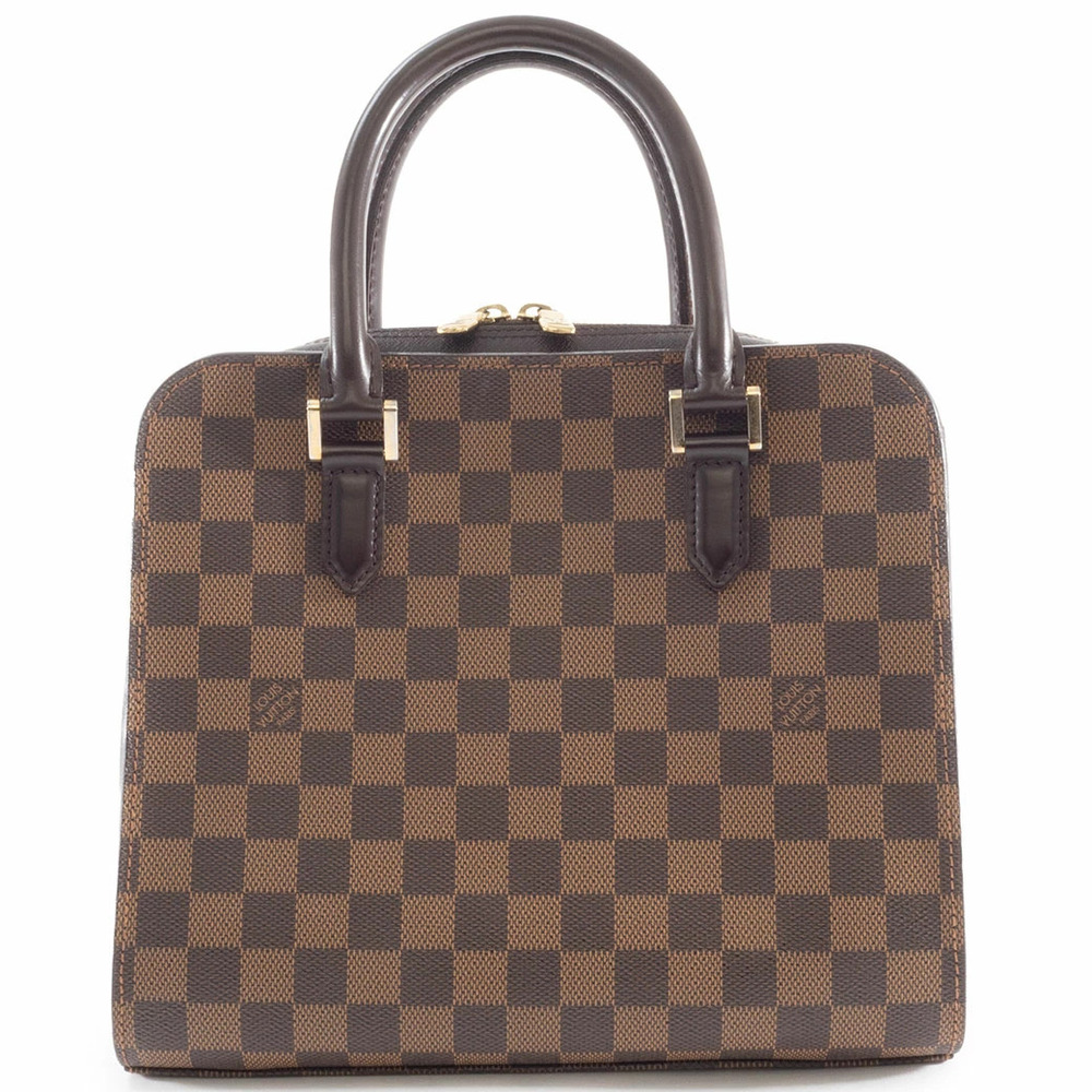 Louis Vuitton Triana handbag Damier Ebene Brown canvas